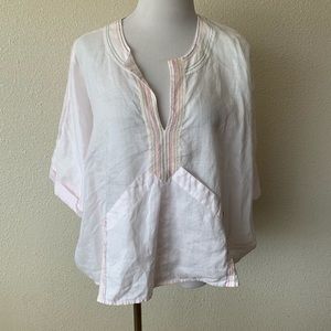 akemi + kim rainbow pride tunic top Linen